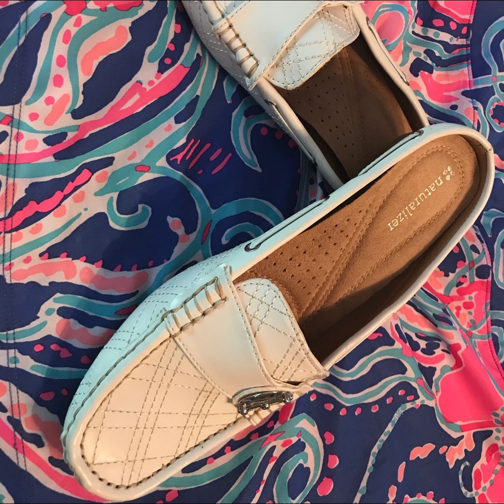 Naturalizer White loafers